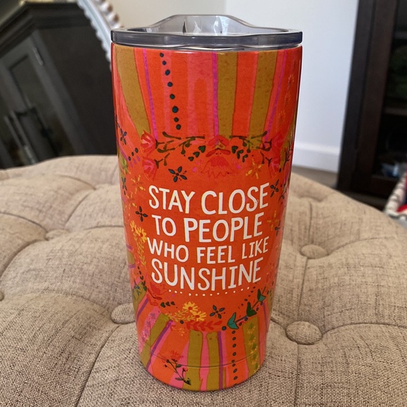 NEW. Francesca’s Natural Life, Stainless Steel Travel Tumbler.. 17 oz. - Picture 1 of 12